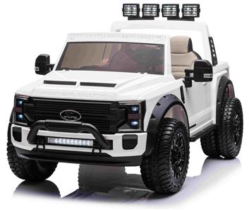 Ford Super Duty Truck Elbil, 2 pers., Hvid