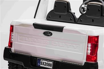 Ford Super Duty Truck Elbil, 2 pers., Hvid