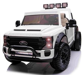 Ford Super Duty Truck Elbil, 2 pers., Hvid