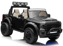 Ford Super Duty Truck Elbil Sort, Lithium, 4x24V Motor, Gummihj., 2-sæder
