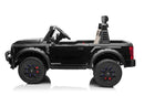 Ford Super Duty Truck Elbil Sort, Lithium, 4x24V Motor, Gummihj., 2-sæder
