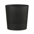Elho - Foss Round Krukke Living Black - 4 størrelser