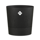 Elho - Foss Round Krukke Living Black - 4 størrelser