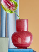 Bloomingville - Roscoe Vase, Rosa, Glas - Ø15 × H21,5 cm