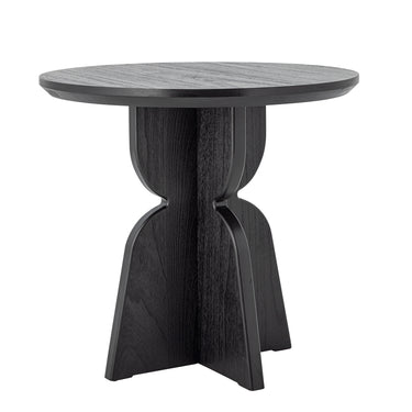 Bloomingville - Vixen Spisebord, Sort, Fyrretræ - Ø80 × H75 cm