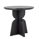 Bloomingville - Vixen Spisebord, Sort, Fyrretræ - Ø80 × H75 cm