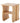 Bloomingville - Bark Taburet, Natur, Gummitræ - L38 × H45,5 × B38 cm