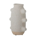 Bloomingville - Birka Deko Vase, Hvid, Keramik - L16 × H23 × B11 cm