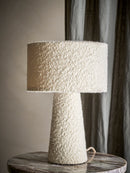 Bloomingville - Emmie Bordlampe, Hvid, polyester - Ø20 × H30 cm