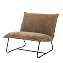 Bloomingville - Cape Loungestol, Brun, Genanvendt polyester - L90 × H80 × B87 cm