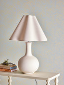 Bloomingville - Heide Bordlampe, Hvid, Stentøj - Ø42 × H60 cm