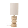 Bloomingville - Marci Bordlampe, Natur, Travertin - Ø19 × H53 cm