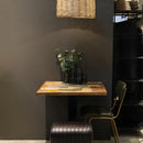 Trademark Living Jumper lille buk/skammel - sort