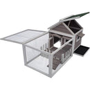 Companion - Kaninbur - 146x74x82,5 cm - hvid/grøn