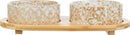 Trixie - Hundeskåle 2 stk. inkl. bambus holder Ø16cm
