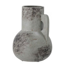Bloomingville - Tias Vase, Grå, Keramik - L18 × H23 × B18 cm