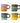 Bloomingville - Joris Krus, Multifarvet, Stentøj - Ø7 × H8 cm, sæt med 4
