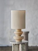Bloomingville - Fabiola Bordlampe, Natur, Glas - Ø24 × H51 cm