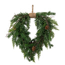 Bloomingville - Pine dekoration, Grøn, Kunstige Blomster - L40,5 × H13 × B28 cm