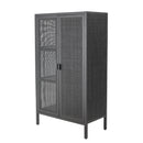 Bloomingville - Marikka Skab, Sort, FSC® 100%, mahognitræ - L85 × H150 × B40 cm