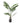 Bloomingville - Philodendron Plante, Grøn, Kunstige Blomster - H84 cm, pot Ø13 × H11 cm