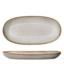 Bloomingville - Sandrine Serveringsfad, Natur, Stentøj - L42 × B21 cm