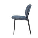 Bloomingville - Percey Spisebordsstol, Blå, FSC® 100% krydsfiner - L56 × H82 × B47 cm