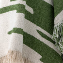 Bloomingville - Haxby Plaid, Grøn, Genanvendt Bomuld - L160 × B130 cm