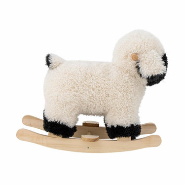 Bloomingville Mini - Dolly Gyngehest, Får, Hvid, Polyester - Bolig og Haven