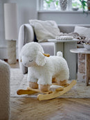 Bloomingville MINI - Laasrith Gyngehest, Får, Hvid, Polyester H48 cm