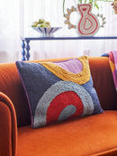 Bloomingville - Polivia Pude, Multifarvet, Bomuld - L50 × B35 cm