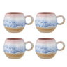 Bloomingville - Paula Kop, Multipak, Rosa, Stentøj - Ø9 × H8 cm, sæt med 4