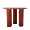 Bloomingville - Della Spisebord, Rød, FSC® 100%, MDF - Ø110 × H75 cm