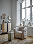 Bloomingville - Edith Sidebord, Hvid, Fyrretræ - Ø40 × H50 cm