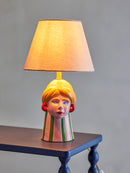 Bloomingville - Miss Jody Bordlampe, Multifarvet, Stentøj - Ø24 × H41 cm
