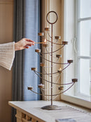 Bloomingville - Alani Fyrfadsstage, Guld, Jern - Ø40,5 × H70 cm