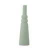 Bloomingville - Isolde Vase, Grøn, Stentøj - Ø7,5 × H28,5 cm