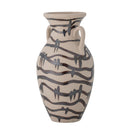 Bloomingville - Ohana Vase, Sort, Stentøj - Ø16,5 × H31 cm