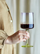 Bloomingville - Luciana Vinglas, Multifarvet, Glas - Ø7,5 × H21 cm, sæt med 6