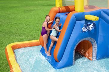 Hoppeborg Mega Vandland “racerbanen” – 551 x 502 x 265 cm