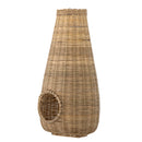 Bloomingville - Ottine Lanterne m/glas, Natur, Bambus - Ø24 × H50 cm
