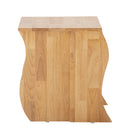 Bloomingville - Bark Taburet, Natur, Gummitræ - L38 × H45,5 × B38 cm