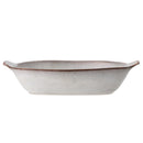 Bloomingville - Sandrine Ovnfast Fad, Natur, Stentøj - L42,5 × H9 × B27,5 cm