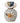Bloomingville - Hezha Vase, Blå, Stentøj - Ø16,5 × H23,5 cm