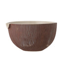 Bloomingville - Toula Skål, Brun, Stentøj - L21 × H12 × B19,5 cm