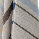 Bloomingville - Toscana Plaid, Blå, Genanvendt Bomuld - L160 × B130 cm