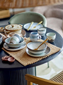 Bloomingville - Paula Morgenmadssæt, Brun, Stentøj - C:Ø9 × H8/B:Ø16 × H6/P:Ø20 × H1,5 cm, sæt med 12