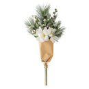 Bloomingville - Kristin Buket, Hvid, Kunstige Blomster - Ø40 × H105 cm