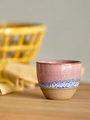 Bloomingville - Paula Kop, Multipak, Rosa, Stentøj - Ø7 × H8 cm, sæt med 4