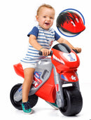 Feber - Motofeber 2 Racing løbecykel m. hjelm, Rød